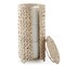 Casafield Free Standing Toilet Paper Storage Roll Holder with Lid - Natural, Fits 3 Rolls, Seagrass or Water Hyacinth Bath Tissue Organizer for Bathroom